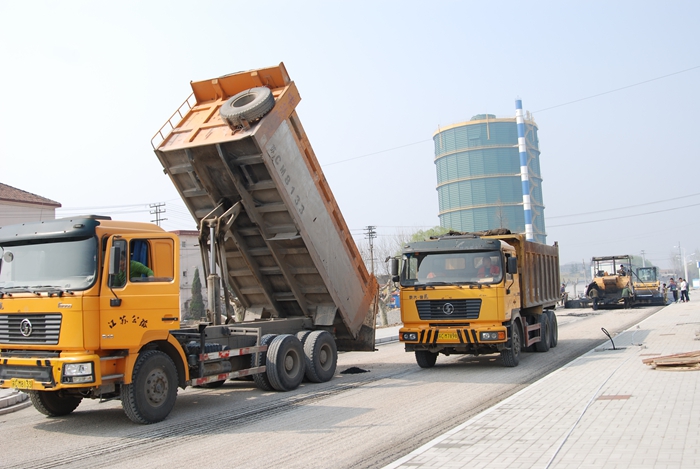 道路施工现场