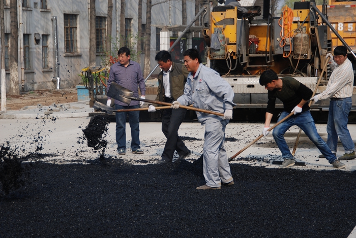 道路施工现场