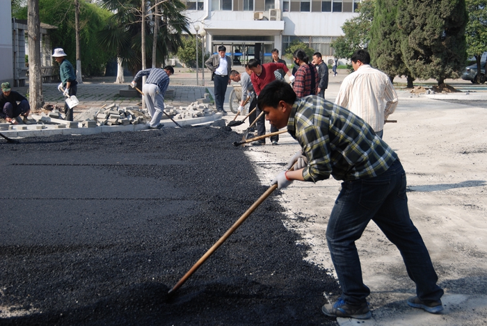 道路施工现场