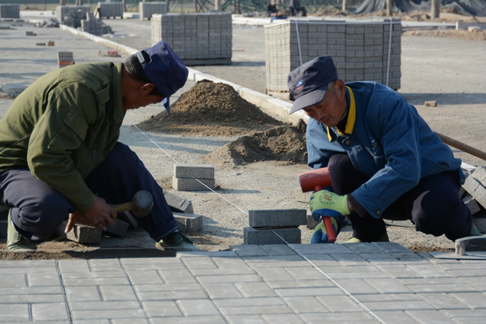 道路施工现场